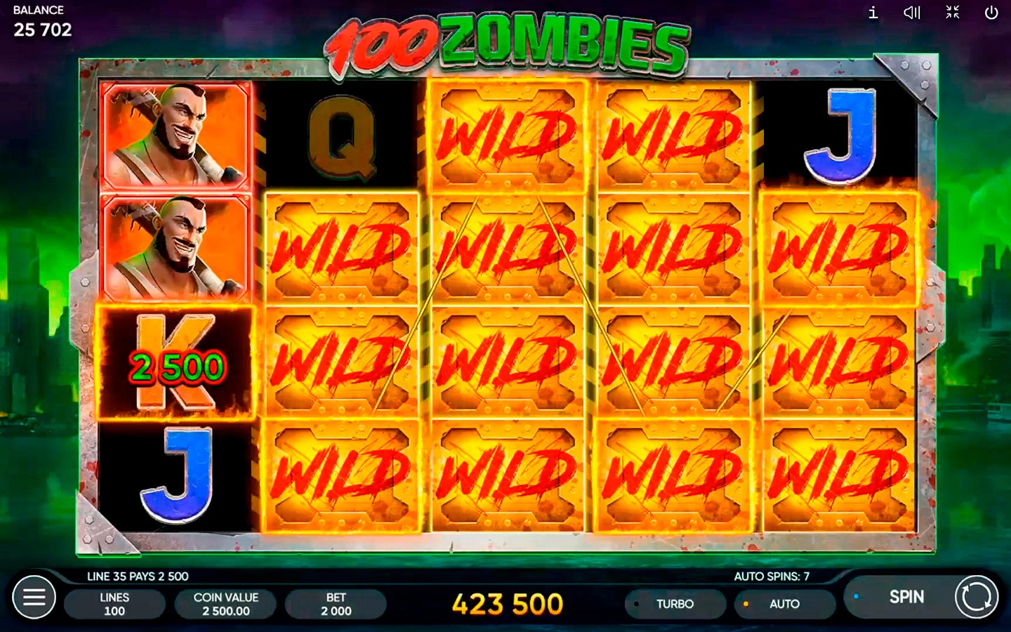 BEST HORROR SLOTS 2020 | Try 100 Zombies game!